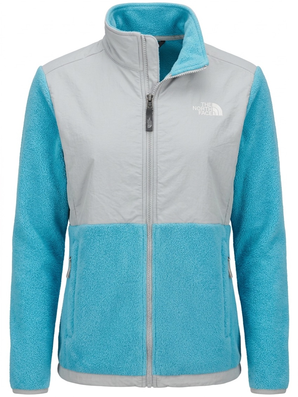 The North Face Women's Teddy Jacket - Turquoise & Light Gray